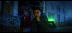 21 Savage and Rich Chigga posing in front of the camera